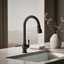 Artifacts® Touchless Pull Down Kitchen Sink Faucet with Three-Function Sprayhead-213541661