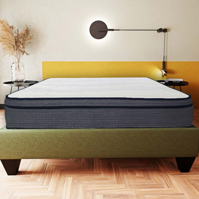 14 in. Pocket Coil Hybrid Mattress with Multiple Foam Layers for Optimal Comfort and Support, Perfect for Restful Sleep
