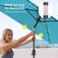 Parasol de marché carré 78 po Royden-79006074