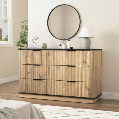 Modern Multi-functional Cabinet with Six-drawer