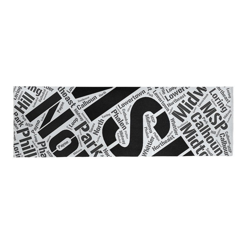 Chenille Indoor Rug, Runner 2.5' x 8'