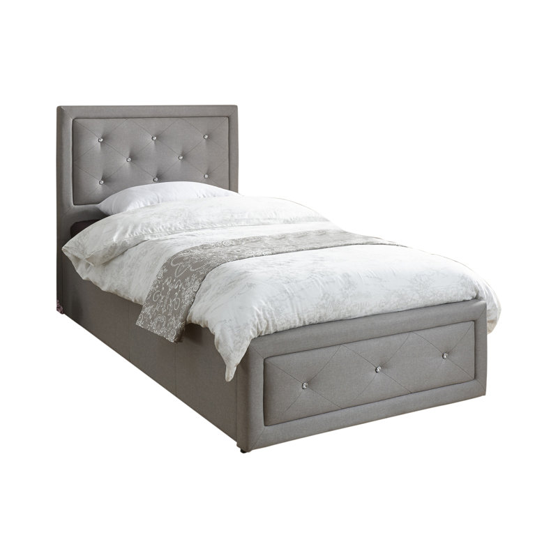 Leana Upholstered Ottoman Storage Bed, Single (3')