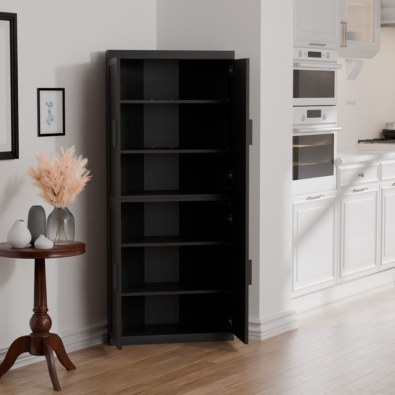 Armoire de rangement en coin, tablette de coin empilable pour le salon, la chambre à coucher, la cuisine, placage en bois massif