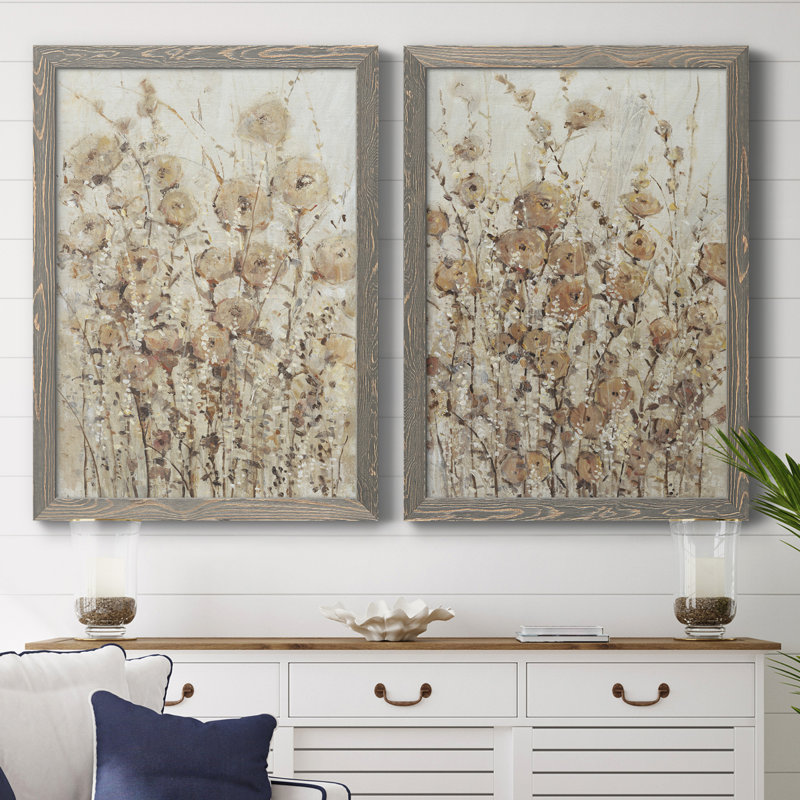 Toile encadrée de qualité supérieure Garden Edge I - prête à être accrochée, H 37,5 po x l 55 po x P 1,5 po