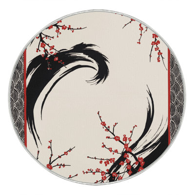 Tapis Scarlet Strokes