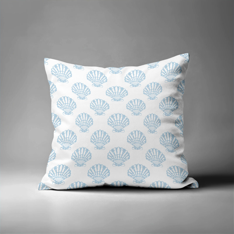 Coussin Barnon, H 18 po x l 18 po, Bleu