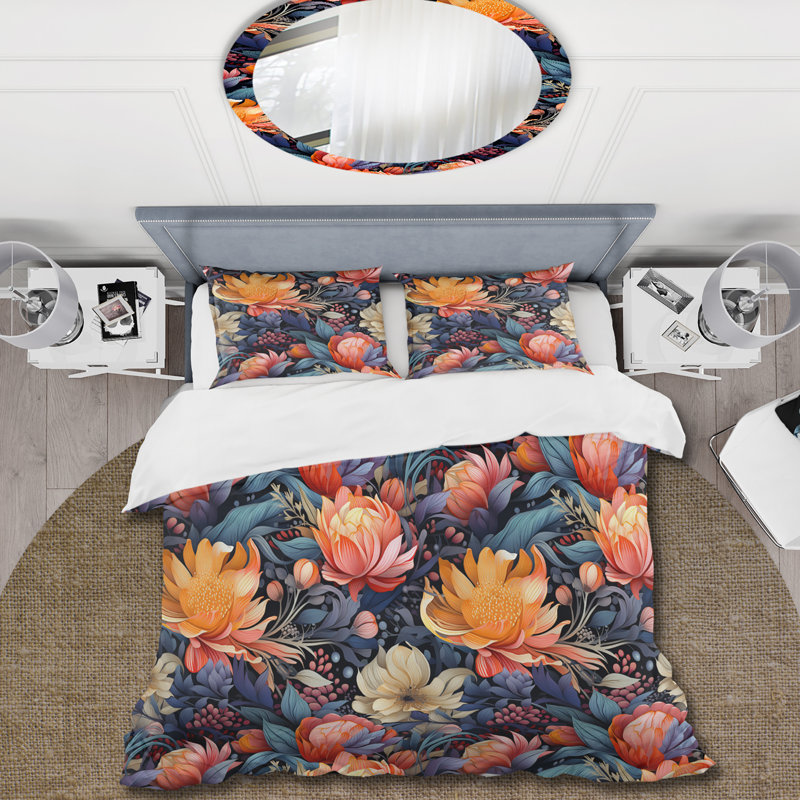 Ensemble de housse de couette McCurtain, Housse de couette simple + 1 taie décorative stan