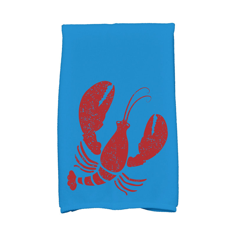 Serviette essuie-main, bleu
