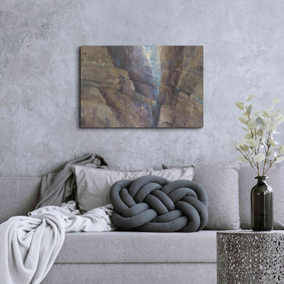 Art mural en métal Foundry Select «Canyon II» par Albena Hristova