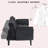 Edriel 74" Convertible Velvet Futon Sofa Bed With Adjustable Backrest-283440100