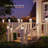 6 Pack Warm White Solar Post Cap Lights