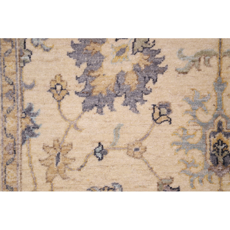 Hand-Knotted High-Quality Silver Area Rug