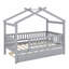 Lit maison avec lit gigogne-996531226