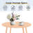 Outdoor Small Patio Side Table,Metal Round End Table-171891609
