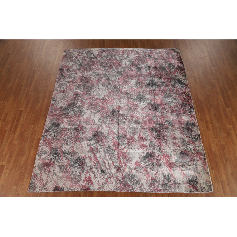 Tapis indien moderne et abstrait