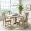 San Rafael Round Solid Wood Dining Table-1107043546-1107043548