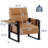 Whole Metal Frame Upholstered Accent Chair With Side Tray Table-584564610