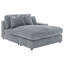 Canapé modulaire réversible rembourré Tangires sable-1129668027