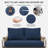 3-Piece Outdoor 5" Replacement Cushion Set Seat/Back Cushion-1072927085