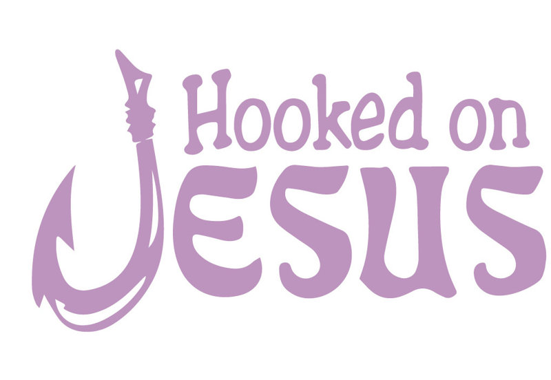 Décalcomanie murale crochetée sur jesus, H 26 po x l 48 po x P 0,01 po, Lilas
