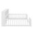 Floor Bed With Side Bookcase,Shelves,Guardrails-896912659