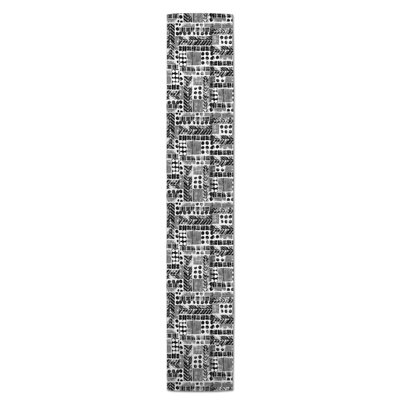Harvir Aztec Tribal Stamp Table Runner