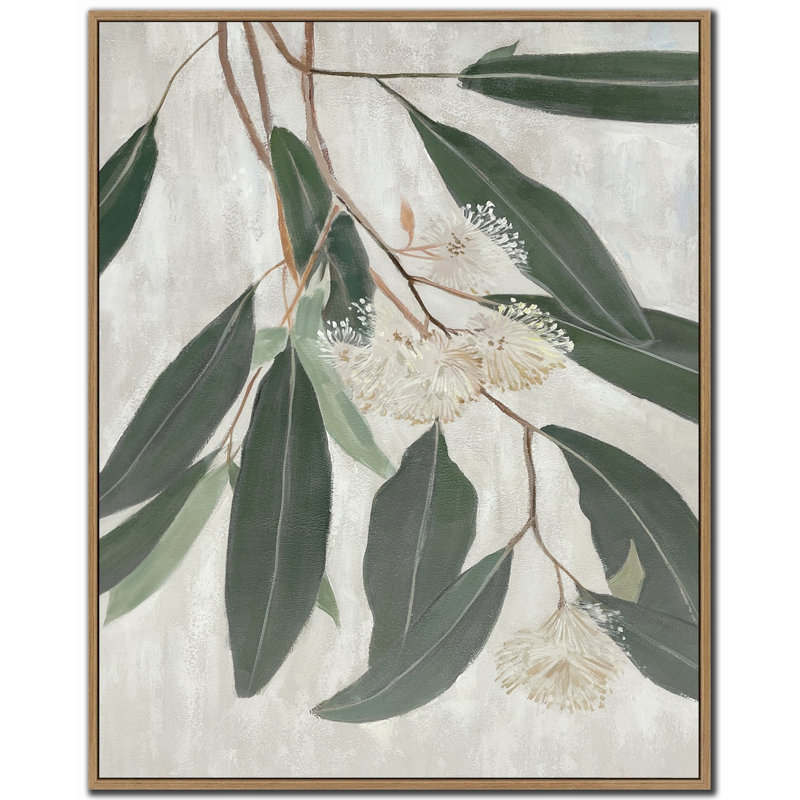 «Eucalyptus Blossoms II», art mural sur toile