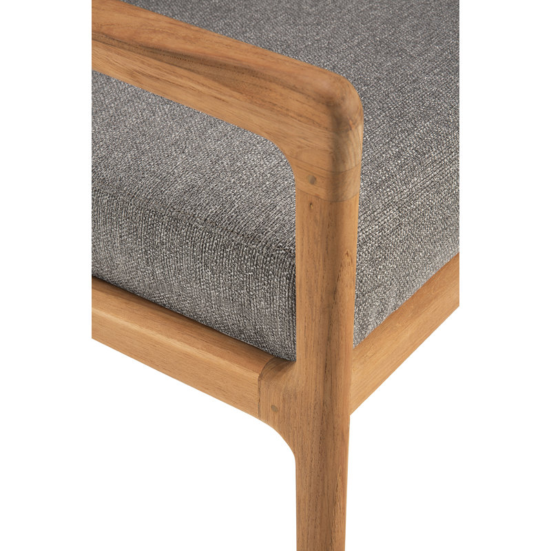 Jack Outdoor Teak Lounge Chair, Brown/Mocha