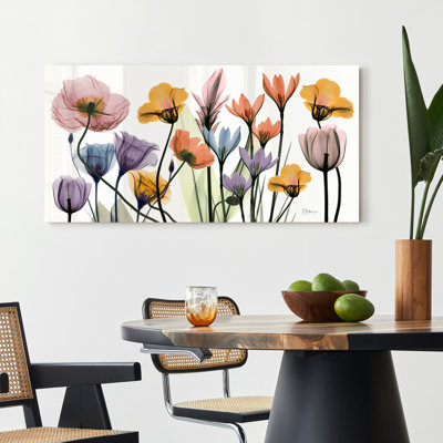 «Flowerscape Portrait» par Albert Koetsier - reproduction de photo non encadrée sur verre
