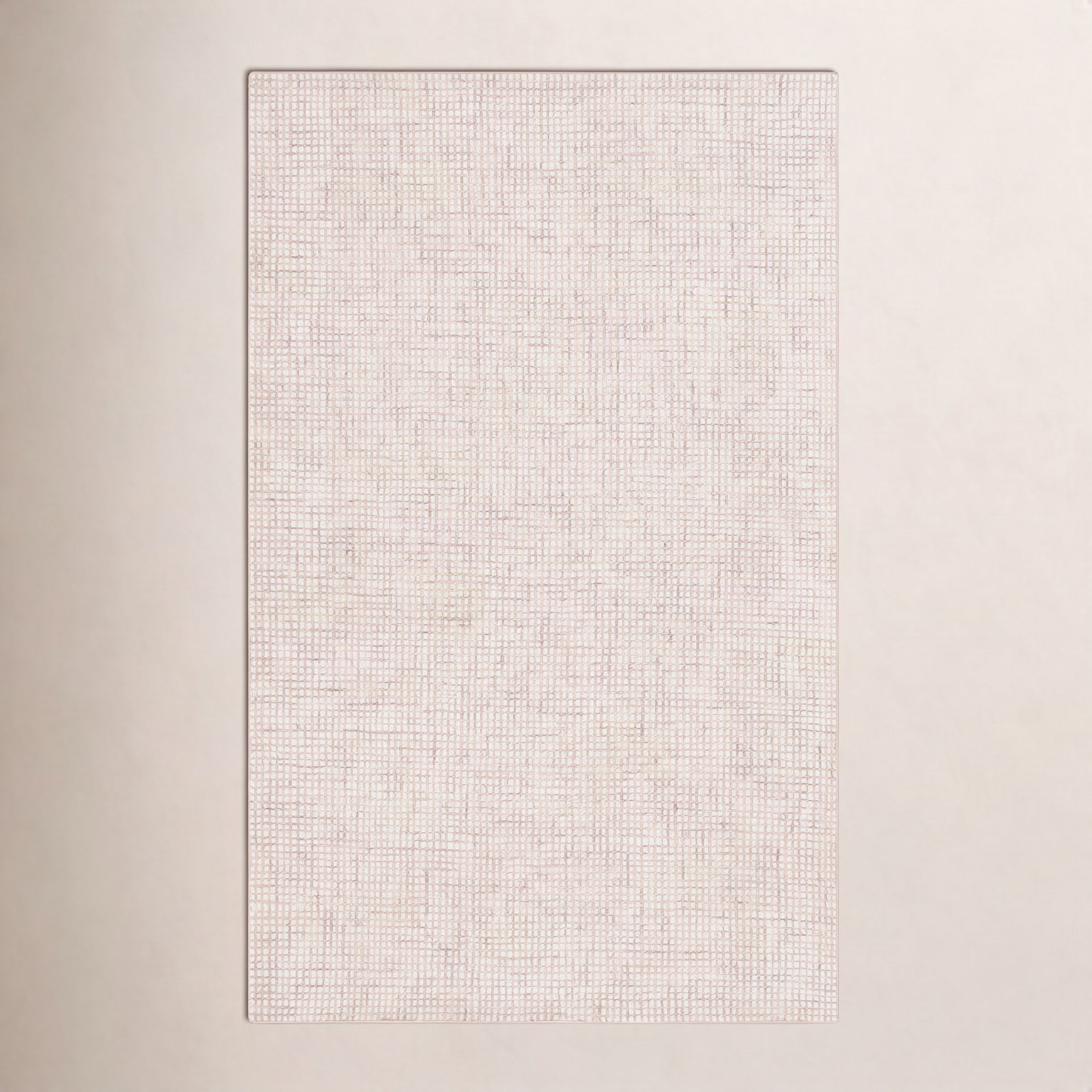 Rowe Ivory Beige Hand-Tufted Rug, Rectangle 6' x 9'