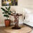 Harrell Pedestal Base With Round Tabletop Nightstand