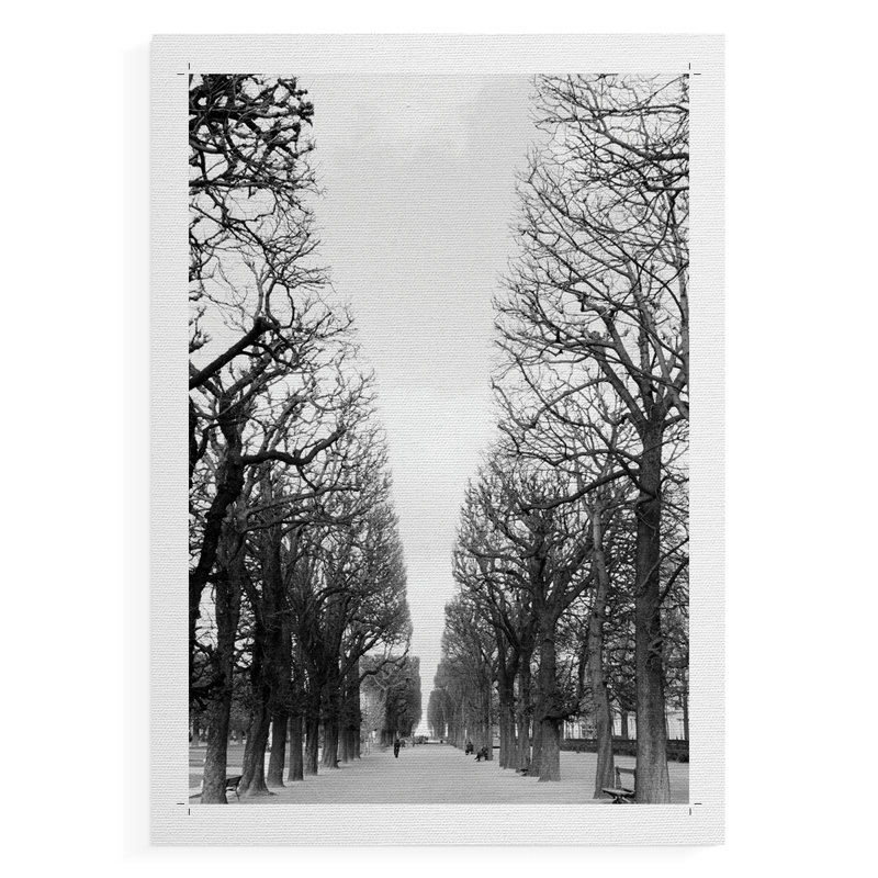 French Avenue - Impression sur toile seulement - NON-CADRE, H 18 po x l 12 po