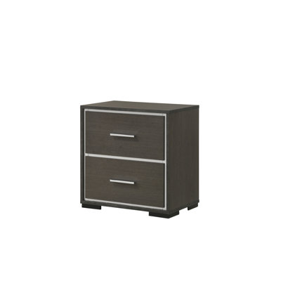 Table de chevet contemporaine à 2 tiroirs 1Pc