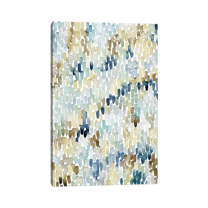 River Wavelets II by Grace Popp - Wrapped Canvas Painting, 20.32 cm H x 30.48 cm W