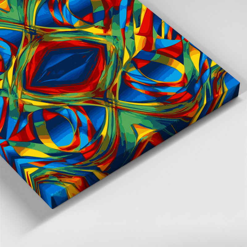 Art mural sur toile Op Op 44, 12" H x 12" W