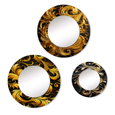 Lorilei Metal Round Mirror