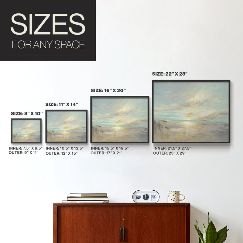 After the Summer -Framed Print - Restickable