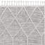 Tapis géométrique beige touffeté
