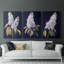 Floral Study Series LX III - Ensemble de toiles tendues avec châssis Premium - Prêt à être accroché-159332273