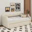 Lit de jour simple rembourré avec couchette-734484063