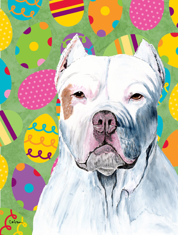 Drapeau de jardin Atara, Pit-bull