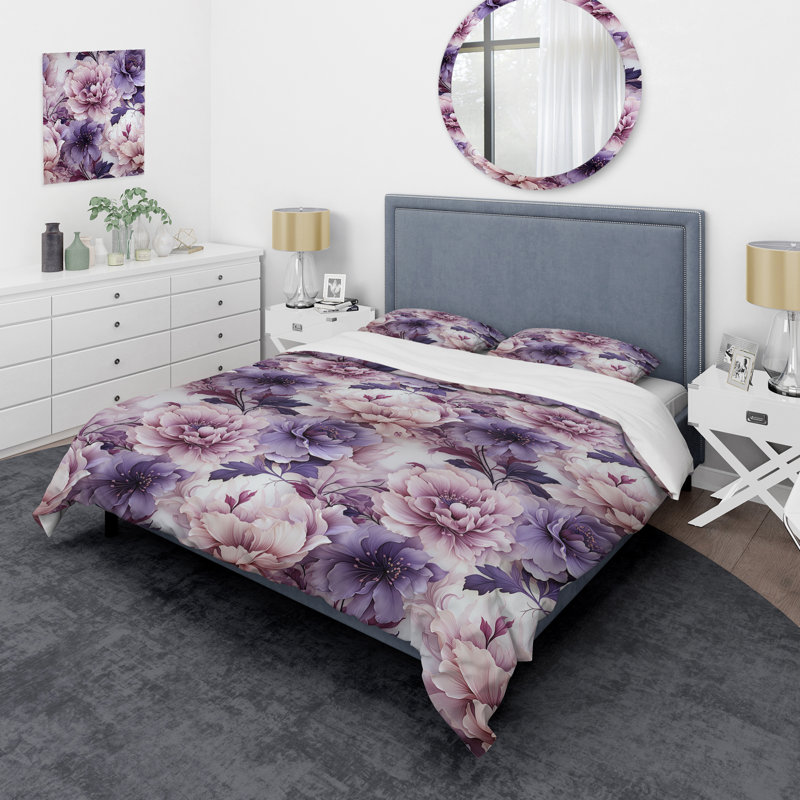 Ensemble de housse de couette Ethereal, Housse de couette simple + 1 taie décorative stan