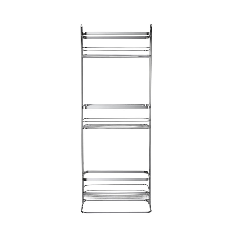 Metal 3 Compartment Freestanding Storage Basket