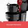 BLACK+DECKER 12-Cup Coffee Maker with Easy On/Off Switch, Easy Pour, Non-Drip Carafe with Removable Filter Basket, Vortex Technology, Black