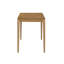 Table de salle à manger rectangulaire de style moderne de 47 po NTC Mingle-871226333