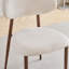 Linen Blend Side Chair in Beige-616601609-616601610