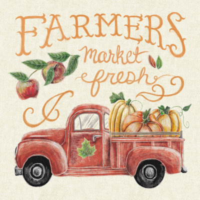 Harvest Chalk VII Linen by Mary Urban - Wrapped Canvas Painting