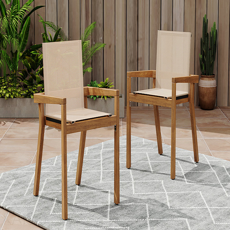 Ensemble de 2 chaises de patio d'extérieur