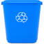 Poubelle de recyclage de 7,125 gallons