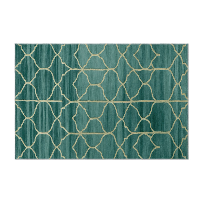 Tapis vert intérieur et extérieur Trellis, Rectangle 4pi x 6 pi